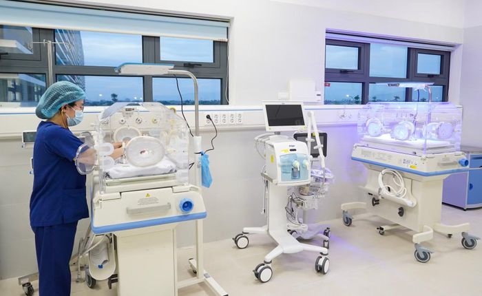 Khoa Sơ sinh và Điều trị tích cực cơ sở 2 được đầu tư chuyên sâu.