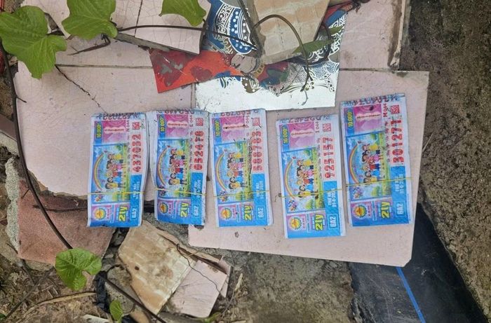 Tang vật vụ án.