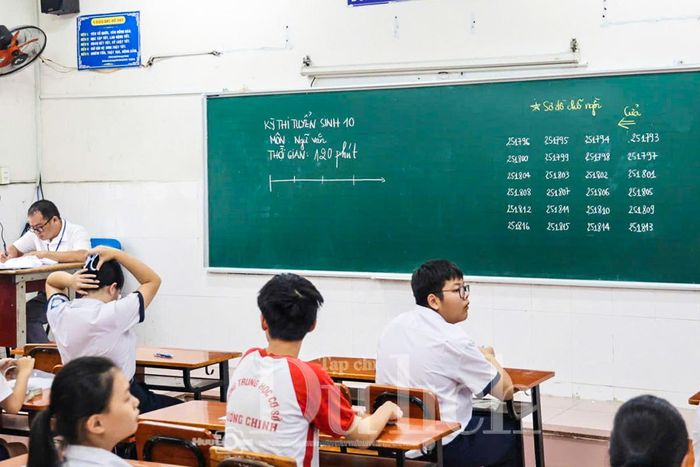 Môn Ngữ văn được tổ chức đầu tiên với thời gian làm bài 120 phút, mở màn cho kỳ thi quan trọng đối với học sinh cuối cấp THCS.