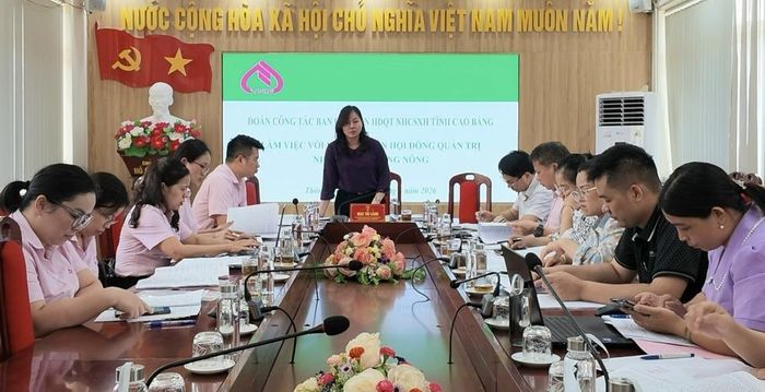 Đoàn kiểm tra kết luận buổi làm việc.