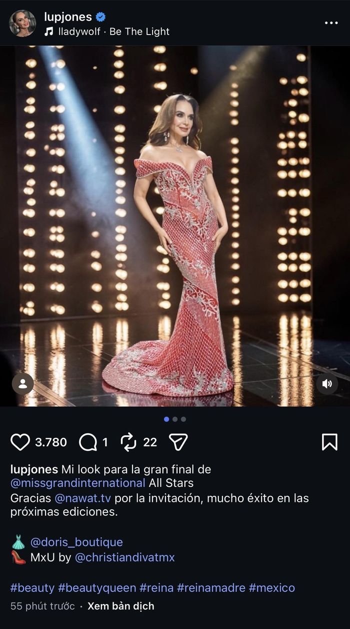 Giám khảo Lupita khóa chức năng bình luận trên Instagram.