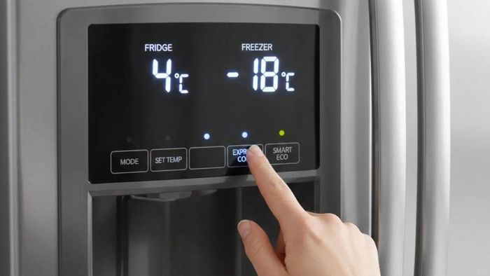 Ngăn mát tủ lạnh nên duy trì ở mức 3 - 5 độ C, ngăn đông khoảng âm 18 độ C