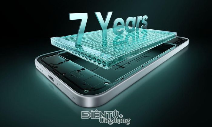 Viên pin có tuổi thọ lên đến 7 năm