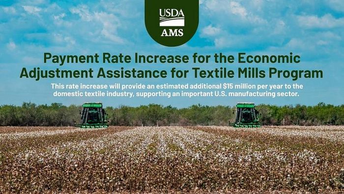 Chính phủ Hoa Kỳ nâng mức hỗ trợ cho chương trình Economic Adjustment Assistance for Textile Mills từ 3 cent lên 5 cent mỗi pound bông sử dụng