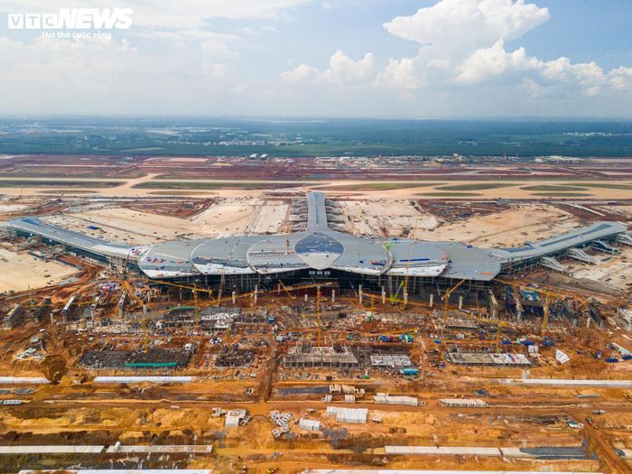 Một góc dự án sân bay Long Thành. (Ảnh: Lương Ý)