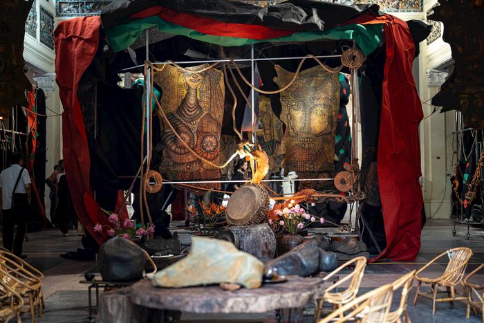 Không gian triển lãm vô cùng cuốn hút. Ảnh: HN