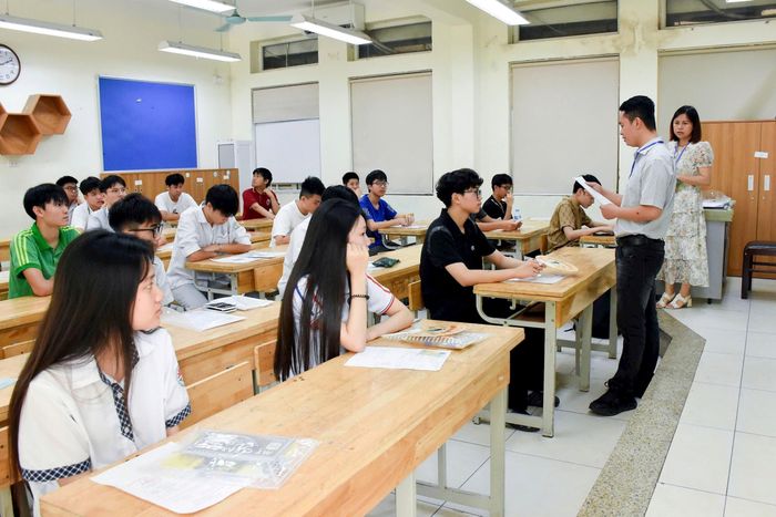 Toàn thành phố có 224 điểm thi với hơn 5.300 phòng thi. Ảnh: Phạm Thảo.