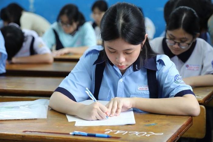 Năm nay, TPHCM ghi nhận số thí sinh kỷ lục tham gia kỳ thi tuyển sinh lớp 10. Ảnh: Phạm Thương.