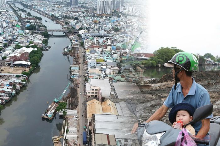 Ông Tư Hùng- một hộ dân sống trên đường Hoài Thanh, nói trong lúc thu dọn những mảng tường cuối cùng trước khi bàn giao mặt bằng. Ông bảo, ban đầu cũng tiếc, nhưng “thành phố làm lớn quá thì mình phải đi theo, đổi lại được chỗ ở mới đàng hoàng hơn”.