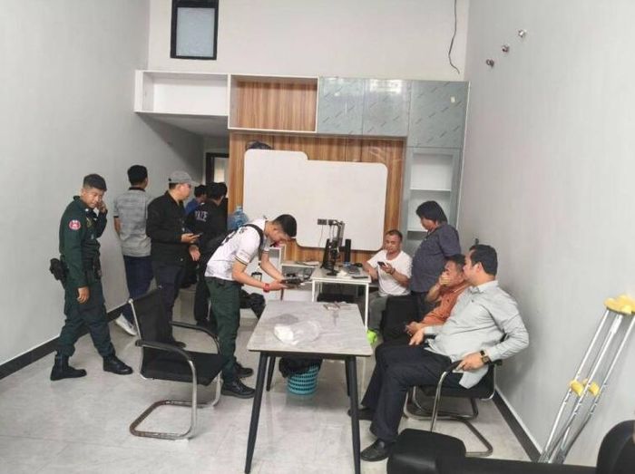  Campuchia triệt phá các nhóm tội phạm lừa đảo trực tuyến ở Phnom Penh. Ảnh: KHMER TIMES 