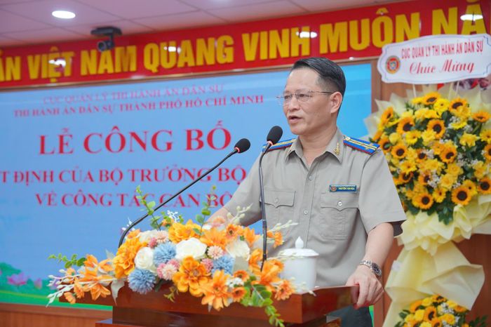  Trưởng THADS TP.HCM Nguyễn Văn Hòa phát biểu tại hội nghị. Ảnh: THADS TP.HCM 