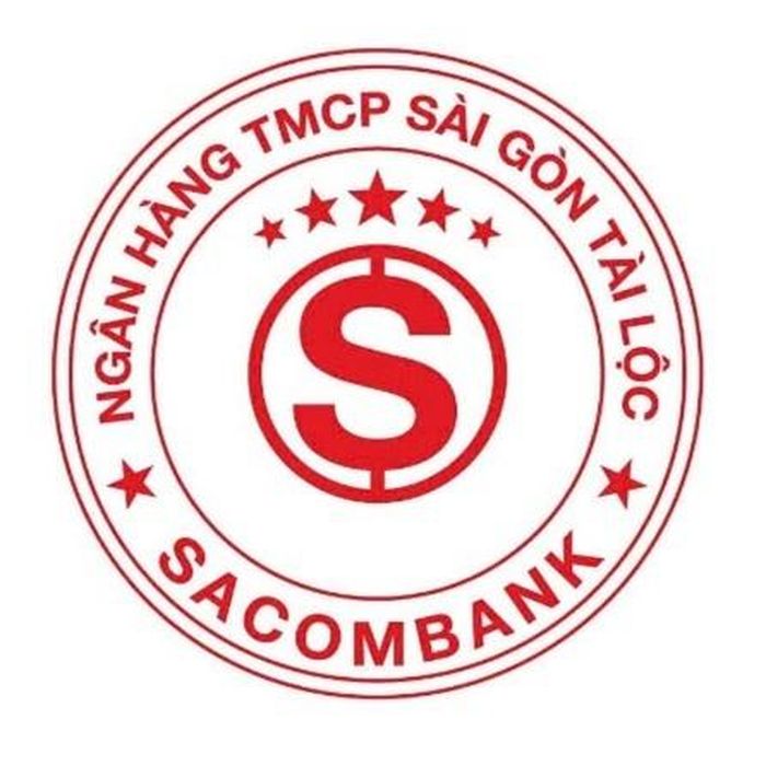  Hình dấu mộc mới của Sacombank. Ảnh: STB. 