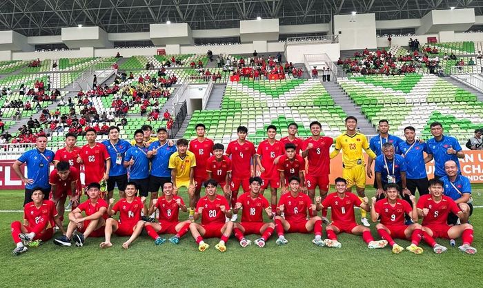 U19 Việt Nam có khởi đầu thuận lợi tại giải. Ảnh: VFF