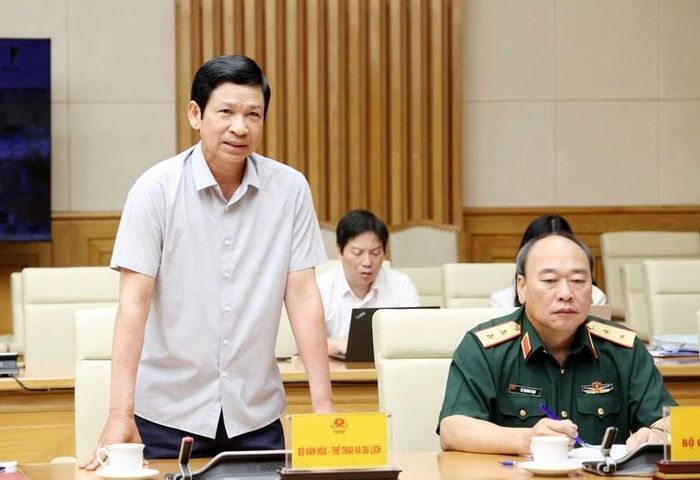 Thứ trưởng Bộ VHTTDL Hồ An Phong phát biểu tại Hội nghị