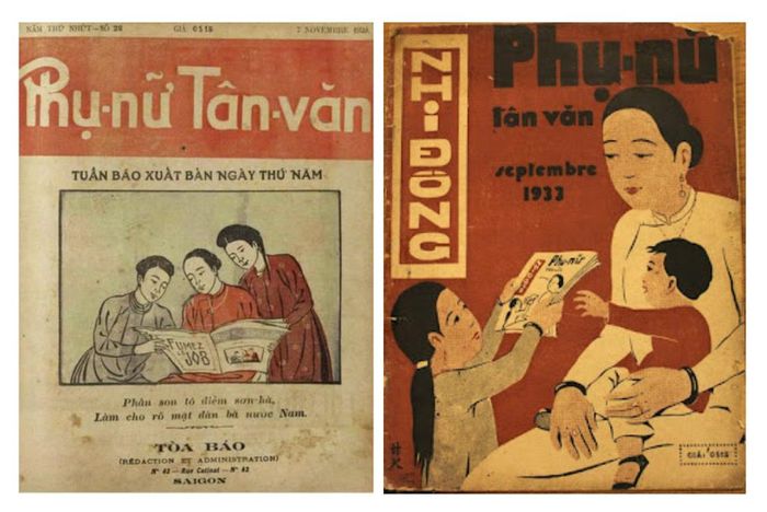 Chuyên mục Nhi đồng xuất hiện trên báo Phụ nữ Tân văn. Ảnh: Tư liệu