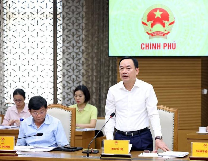 Các đại biểu phát biểu tại cuộc họp - Ảnh: VGP/Đức Tuân