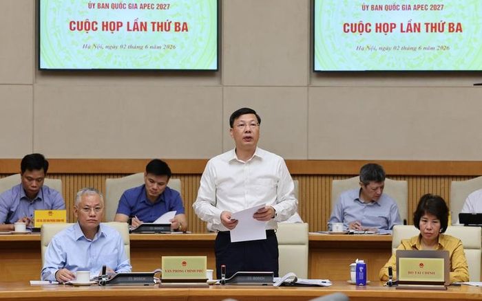 Phó Chủ nhiệm Văn phòng Chính phủ Phạm Mạnh Cường phát biểu - Ảnh: VGP/Phương Nguyên