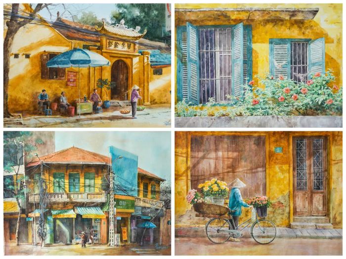 Doãn Đức Tiến tốt nghiệp Trường đại học Kiến trúc Hà Nội trước khi chính thức rẽ hướng sang hội họa và theo đuổi đam mê với những con phố của Hà thành.