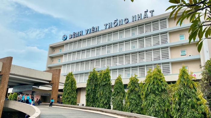 Khuôn viên Bệnh viện Thống Nhất.