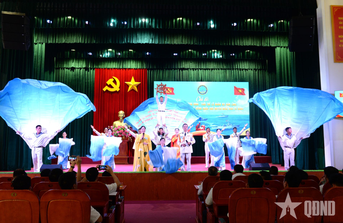  Phần thi tuyên truyền viên trẻ của Lữ đoàn 161. 