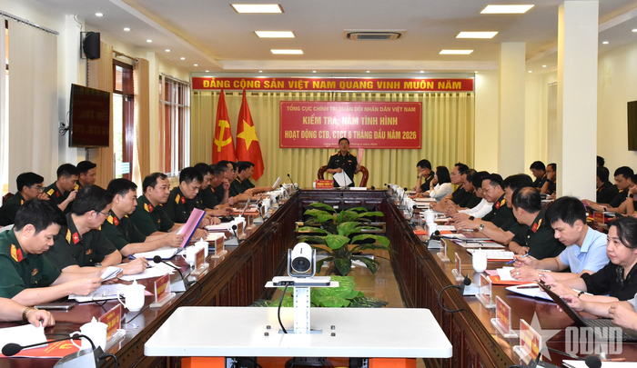 Quang cảnh buổi kiểm tra.