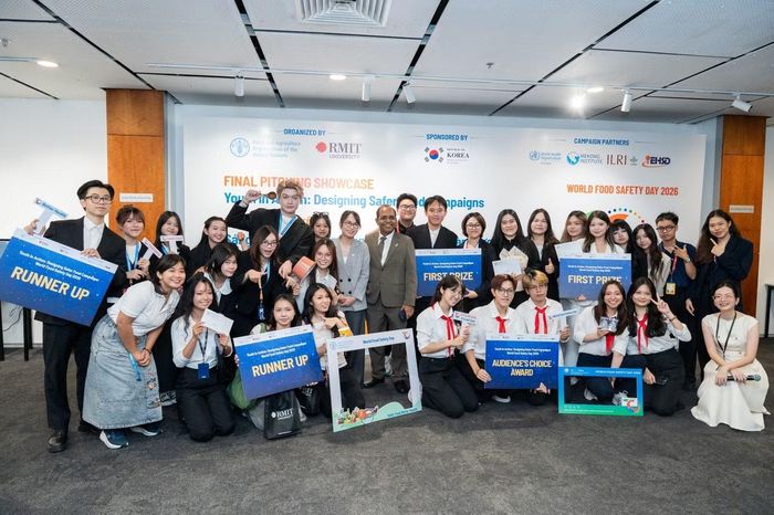 Các đội thắng giải tại vòng chung kết vào ngày 28/5/2026. (Hình: RMIT)