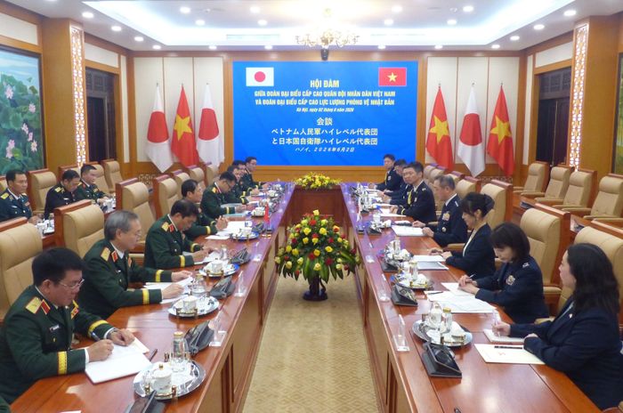 Quang cảnh cuộc hội đàm. Ảnh: TRẦN BÌNH