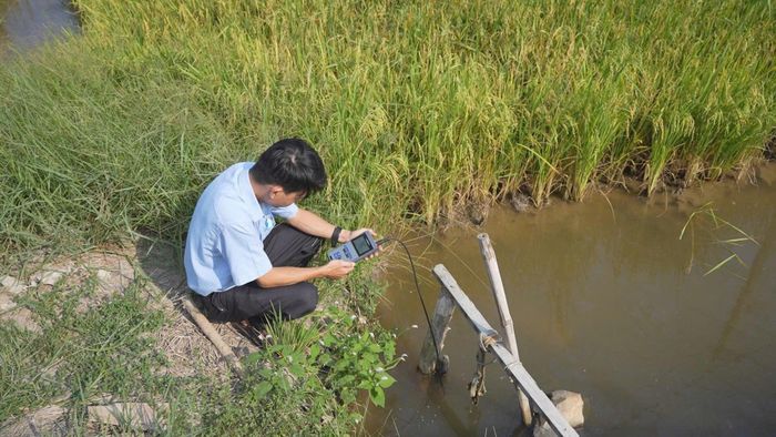 Cơ quan chức năng tỉnh Tây Ninh kiểm tra tình hình hạn mặn trên sông Vàm Cỏ