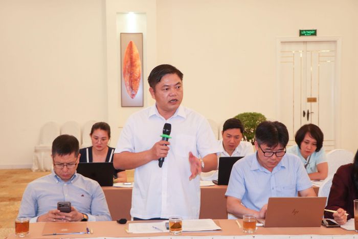  Ông Vũ Ngọc Đăng, Chi cục trưởng Chi cục Phát triển nông thôn TPHCM, phát biểu tại hội thảo 