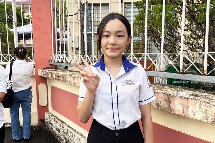 Thí sinh Vũ Phương Anh kỳ vọng đạt kết quả tốt để có cơ hội đậu vào ngôi trường mơ ước.