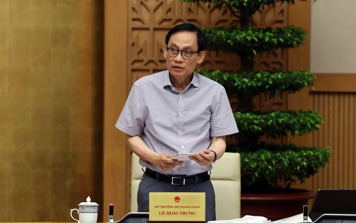 Bộ trưởng Ngoại giao Lê Hoài Trung. Ảnh: VGP