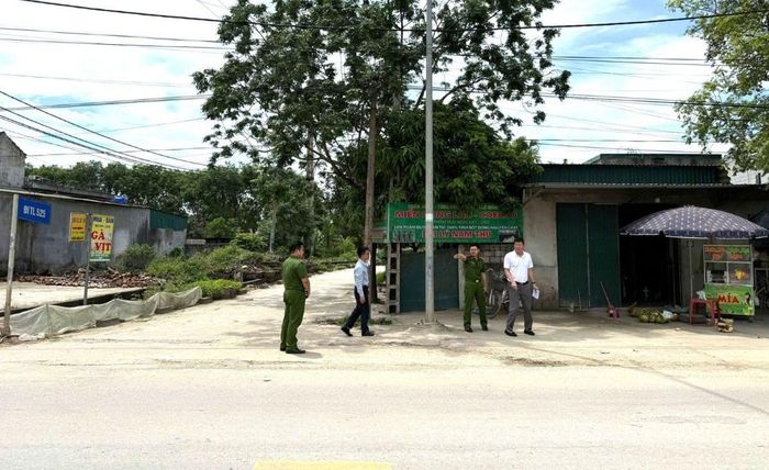 Công an xã Nông Cống khảo sát lắp camera AI