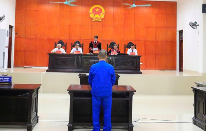 HĐXX tuyên án đối với bị cáo Nguyễn Đức Hội. (Ảnh: TV)