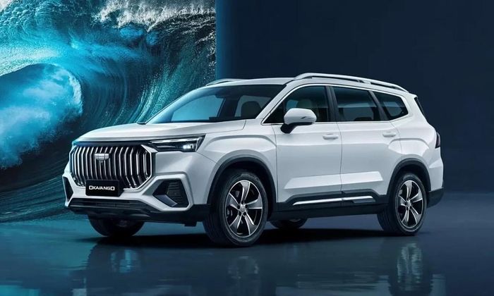Okavango sẽ gia nhập phân khúc D-SUV. Ảnh: Geely
