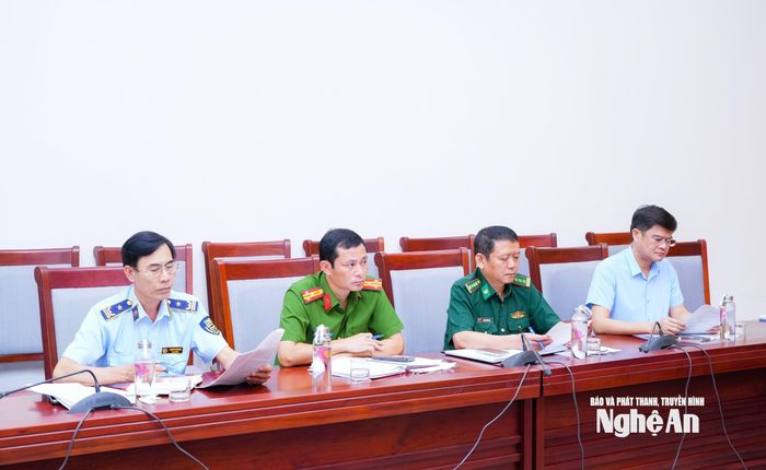 Các đại biểu tham dự tại điểm cầu Nghệ An. Ảnh: TL