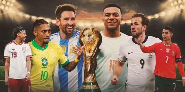Các ứng viên hàng đầu cho chức vô địch World Cup 2026 - Ảnh: Opta