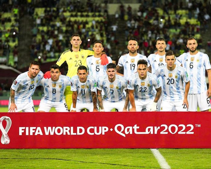 Đội hình Argentina vô địch World Cup 2022. Ảnh: Internet.