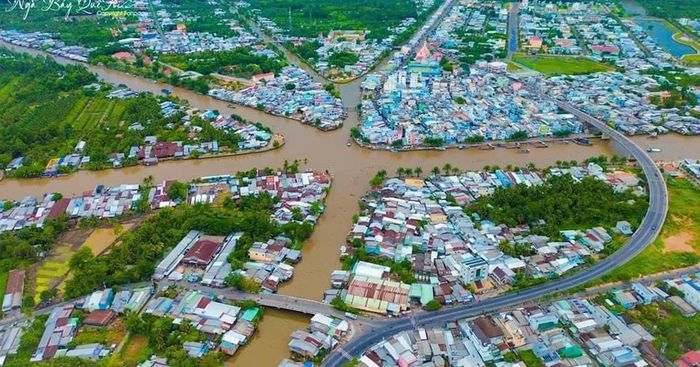 Thành phố Ngã Bảy nay là phường Ngã Bảy. Ảnh: T.L