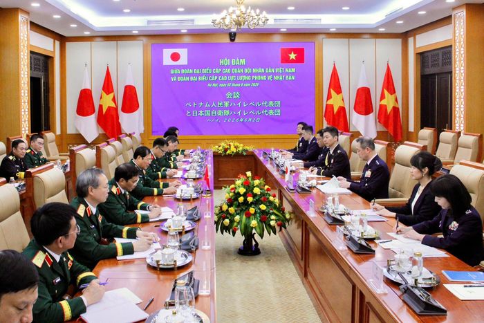 Quang cảnh cuộc hội đàm. Ảnh: Vũ Thi