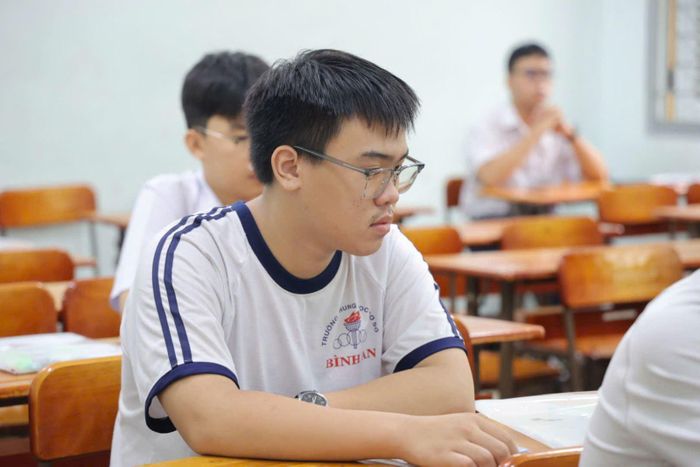 Nhiều học sinh tự tin hoàn thành kỳ thi tuyển sinh lớp 10 tại TP Hồ Chí Minh.