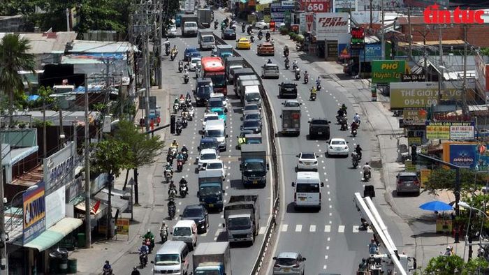 Tuyến đường sẽ được mở rộng từ quy mô 4 - 6 làn xe hiện hữu lên 8 - 10 làn xe với mặt cắt ngang khoảng 60m.