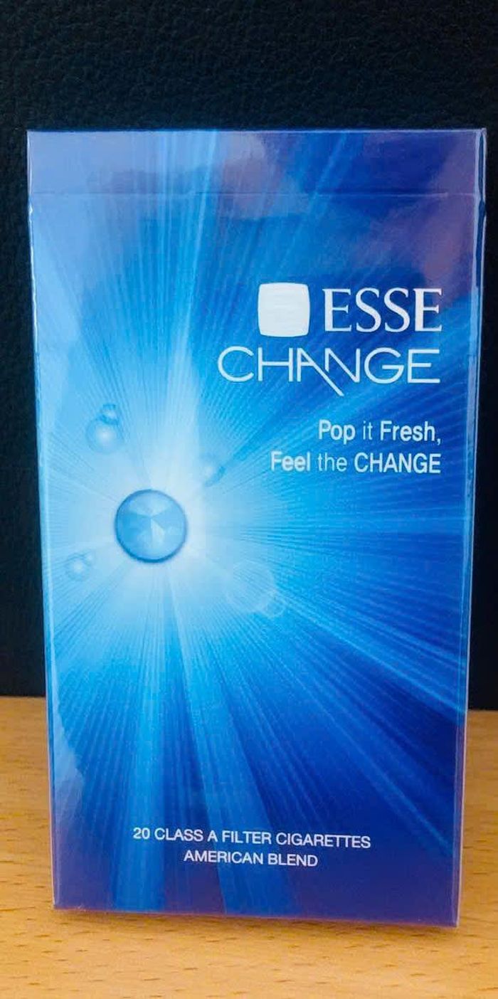 Thuốc lá điếu giả nhãn hiệu ESSE Change 4mg.