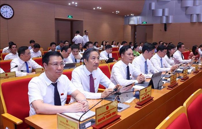 Các đại biểu dự kỳ họp. Ảnh: Văn Điệp/TTXVN