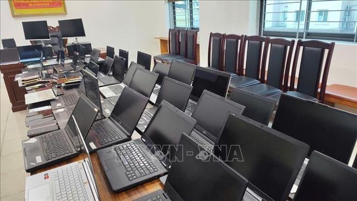 Tang vật của vụ án. Ảnh: TTXVN phát
