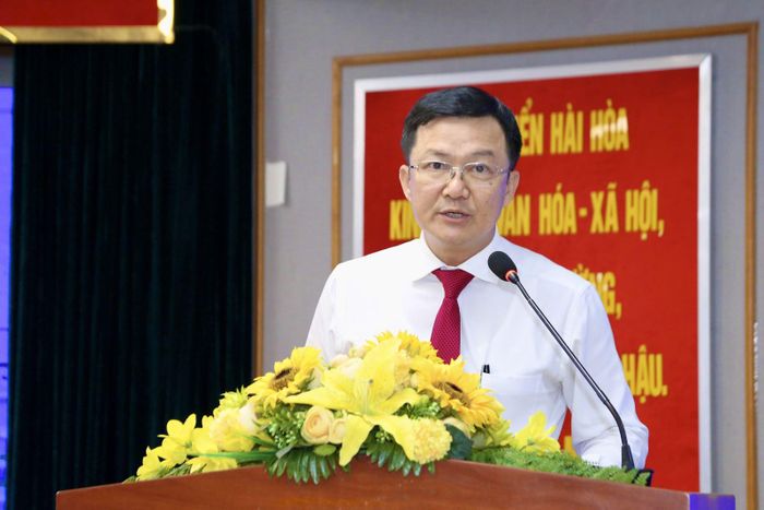 Ông Nguyễn Kỳ, Phó Giám đốc Sở Khoa học và Công nghệ TP Hồ Chí Minh phát biểu khai mạc.