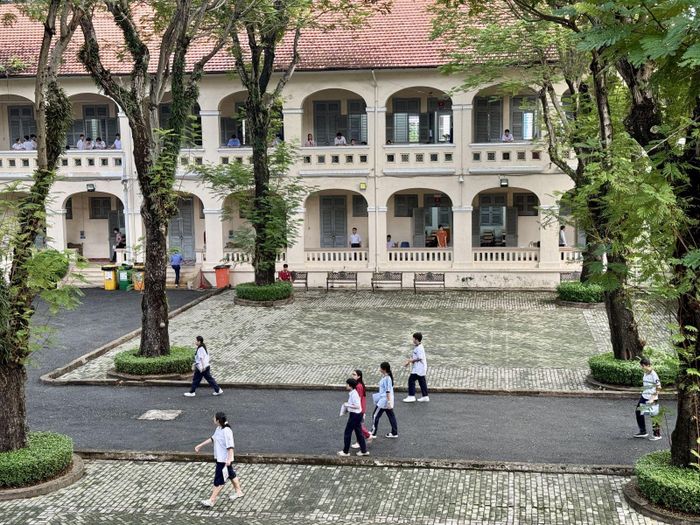 Thí sinh tại Trường THPT chuyên Lê Hồng Phong.