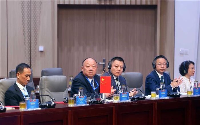 Đoàn đại biểu Trung Quốc tham dự hội nghị.