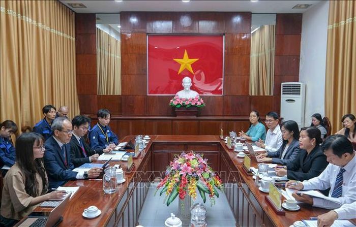 Quang cảnh buổi làm việc. Ảnh: Thanh Liêm/TTXVN