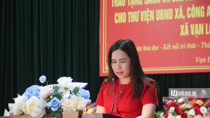 Bà Mã Thị Diệp, Hiệu trưởng Trường THCS Ngư Lộc.