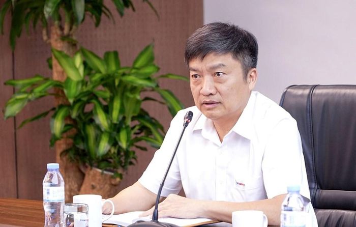 Chủ tịch Hội đồng thành viên EVNGENCO1 Nguyễn Tiến Khoa. Ảnh: EVNNGENCO1